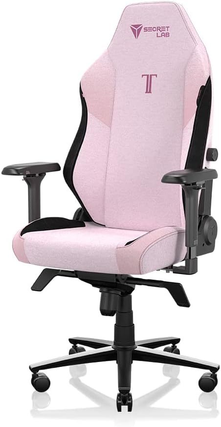 Secretlab Titan Evo Cookies & Cream Gaming Chair - Reclining, Ergonomic & Heavy Duty Computer Chair with 4D Armrests, Magnetic Head Pillow & Lumbar Support - Big and Tall 395 lbs - Gray - Fabric