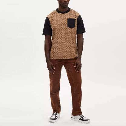 Outlet Signature T Shirt In Organic Cotton