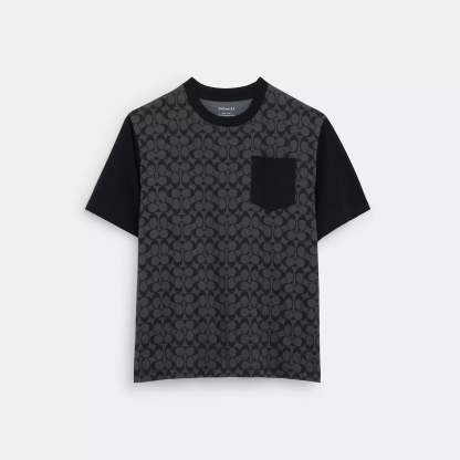 Outlet Signature T Shirt In Organic Cotton