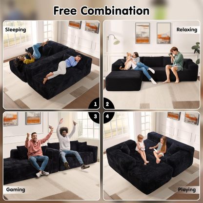 💥Last Day $39! 🔥Ovios Modular Cloud Sectional Sofa