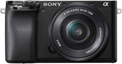 Alpha A6100 Mirrorless Camera with 16-50mm Zoom Lens, Black (ILCE6100L/B)