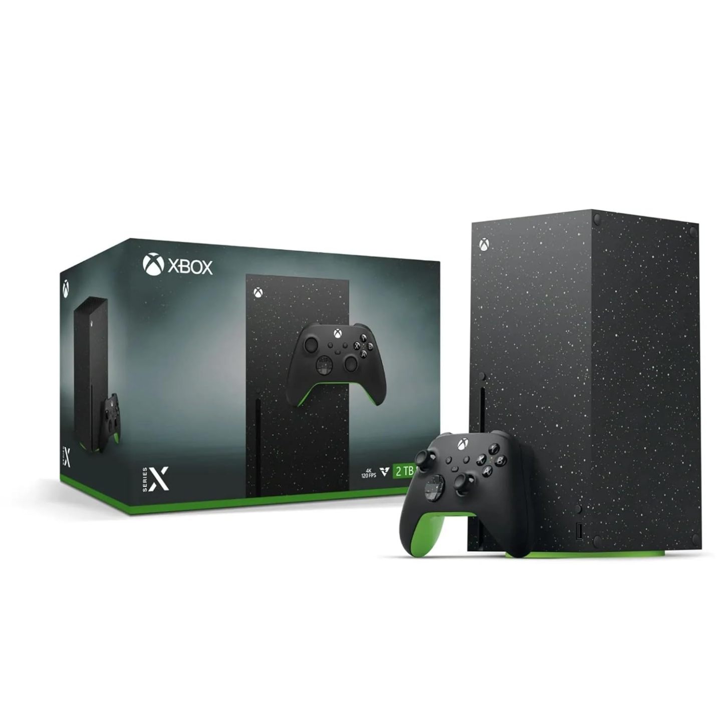Xbox Series X 2 TB Disc Drive Galaxy Black Special Edition Bundle Includes Special Edition Wireless Controller