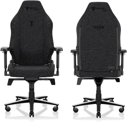 Secretlab Titan Evo Cookies & Cream Gaming Chair - Reclining, Ergonomic & Heavy Duty Computer Chair with 4D Armrests, Magnetic Head Pillow & Lumbar Support - Big and Tall 395 lbs - Gray - Fabric
