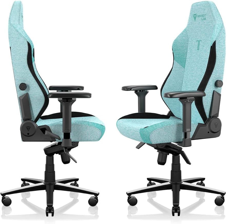 Secretlab Titan Evo Cookies & Cream Gaming Chair - Reclining, Ergonomic & Heavy Duty Computer Chair with 4D Armrests, Magnetic Head Pillow & Lumbar Support - Big and Tall 395 lbs - Gray - Fabric