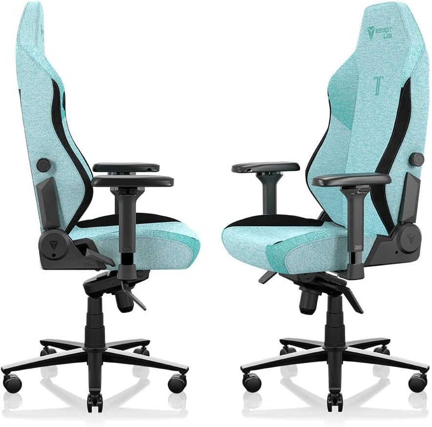 Secretlab Titan Evo Cookies & Cream Gaming Chair - Reclining, Ergonomic & Heavy Duty Computer Chair with 4D Armrests, Magnetic Head Pillow & Lumbar Support - Big and Tall 395 lbs - Gray - Fabric