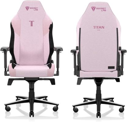 Secretlab Titan Evo Cookies & Cream Gaming Chair - Reclining, Ergonomic & Heavy Duty Computer Chair with 4D Armrests, Magnetic Head Pillow & Lumbar Support - Big and Tall 395 lbs - Gray - Fabric