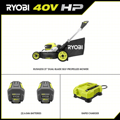 40V HP BRUSHLESS 21" SELF-PROPELLED MULTI-BLADE MOWER KIT