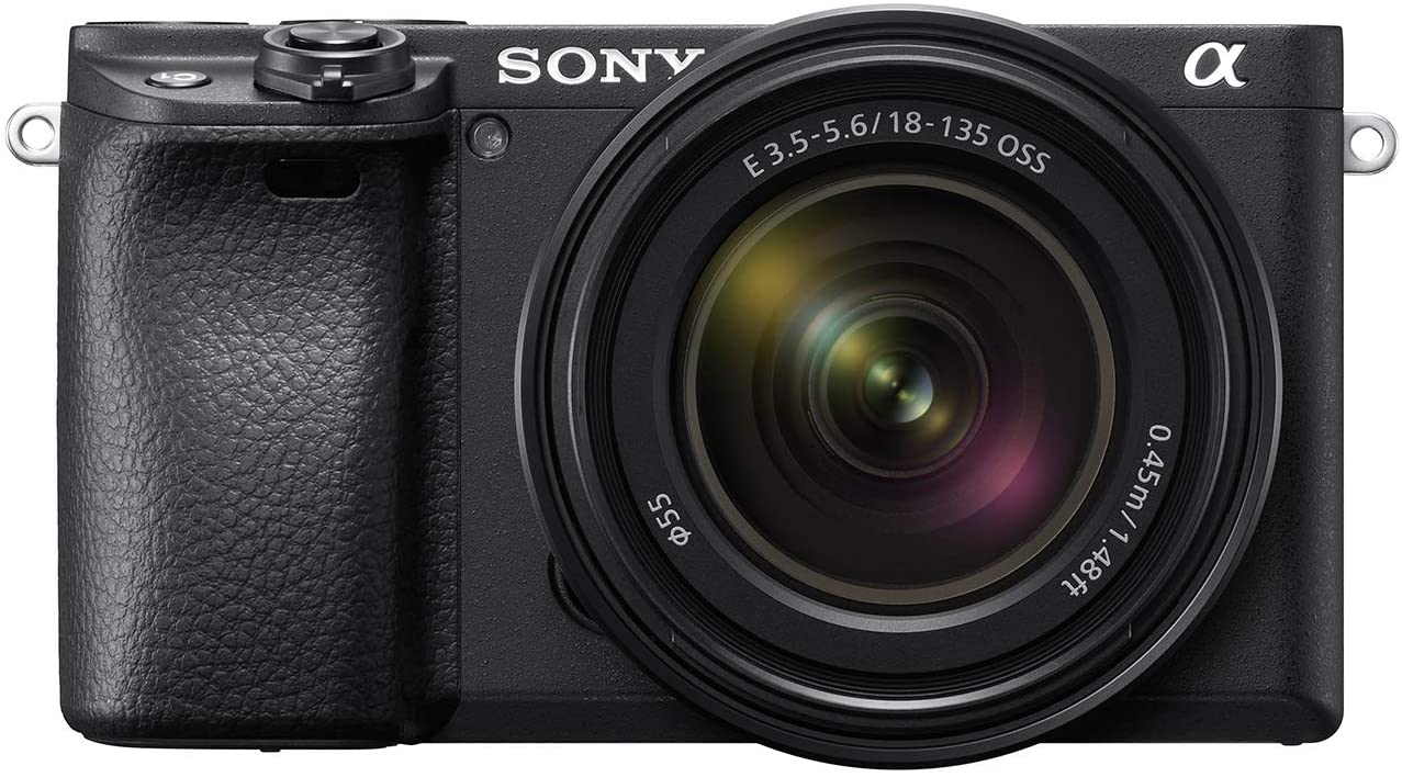 Alpha a6400 Mirrorless Camera: Compact APS-C Interchangeable Lens Digital Camera with Real-Time Eye Auto Focus, 4K Video, Flip Screen & 18-135mm Lens - E Mount Compatible Cameras - ILCE-6400M/B