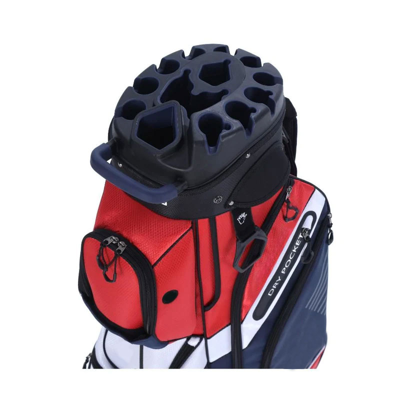 Clearance Sale Way Organizer Dividers Golf Soundless Cart Bag / Grey