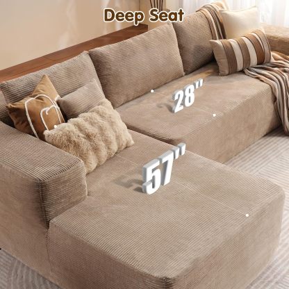 💥Last Day $39! 🔥Ovios Modular Cloud Sectional Sofa