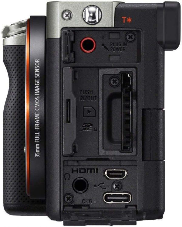 Alpha 7C Full-Frame Compact Mirrorless Camera Kit - Silver (ILCE7CL/S)