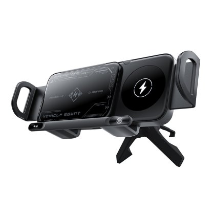 📱🚗Car mobile phone holder, electric induction wireless fast charging holder