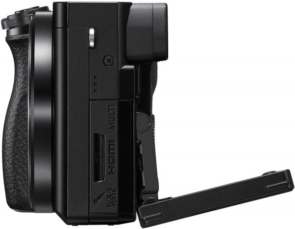 Alpha A6100 Mirrorless Camera with 16-50mm Zoom Lens, Black (ILCE6100L/B)