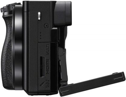 Alpha A6100 Mirrorless Camera with 16-50mm Zoom Lens, Black (ILCE6100L/B)