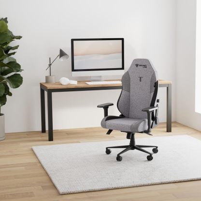 Secretlab Titan Evo Cookies & Cream Gaming Chair - Reclining, Ergonomic & Heavy Duty Computer Chair with 4D Armrests, Magnetic Head Pillow & Lumbar Support - Big and Tall 395 lbs - Gray - Fabric