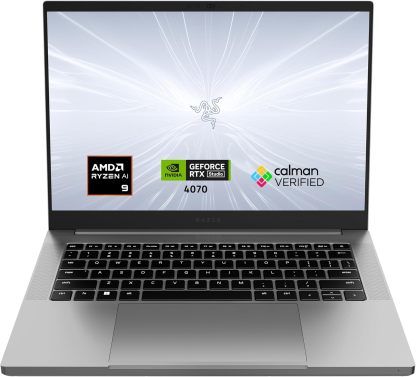 Blade 14 Gaming Laptop: AMD Ryzen 9 7940HS CPU - NVIDIA GeForce RTX 4070 GPU - 14" 16:10 QHD+ 240Hz -16GB DDR5 RAM - 1TB SSD - Windows 11 - Vapor Chamber Cooling - Chroma RGB