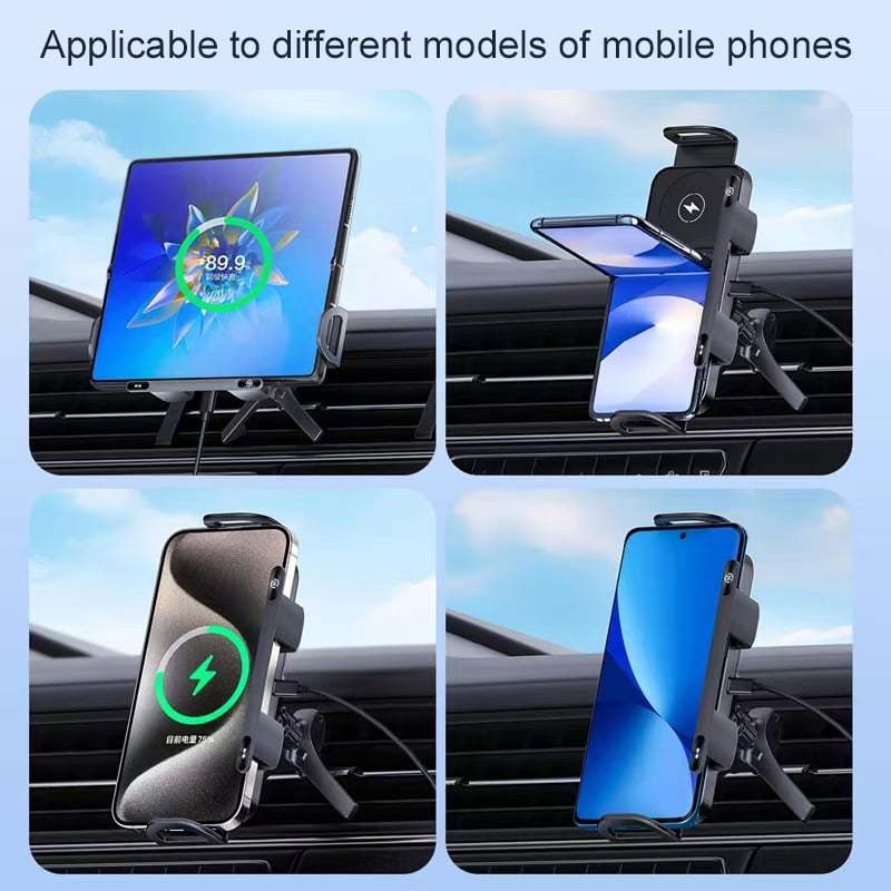 📱🚗Car mobile phone holder, electric induction wireless fast charging holder