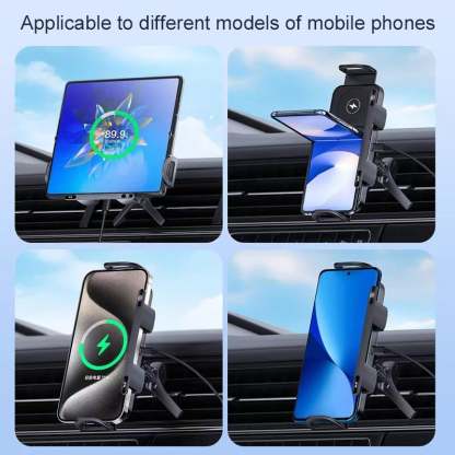 📱🚗Car mobile phone holder, electric induction wireless fast charging holder