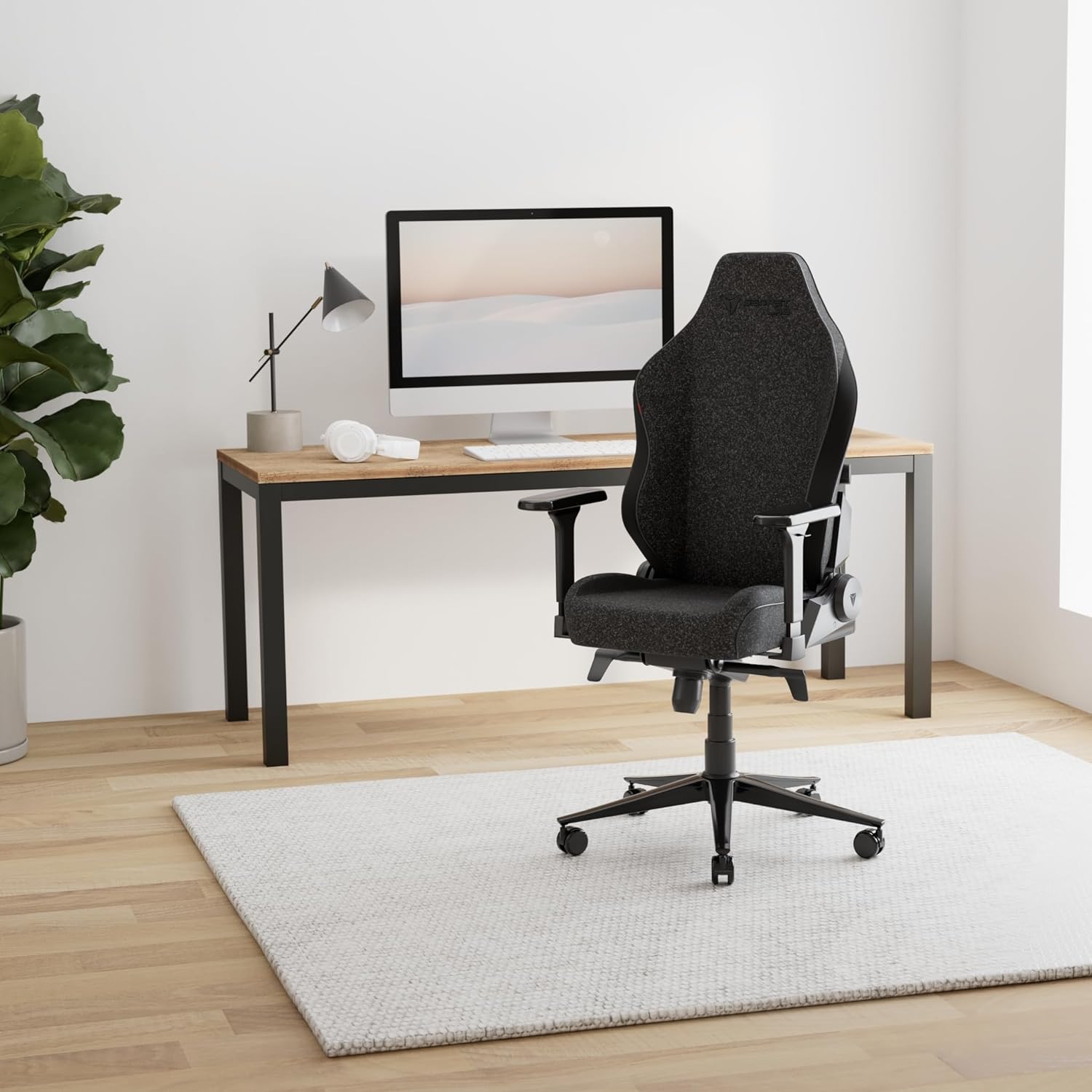Secretlab Titan Evo Cookies & Cream Gaming Chair - Reclining, Ergonomic & Heavy Duty Computer Chair with 4D Armrests, Magnetic Head Pillow & Lumbar Support - Big and Tall 395 lbs - Gray - Fabric