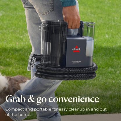 BISSELL Little Green Multi-Purpose Portable Carpet and Upholstery Cleaner, Car and Auto Detailer, with Exclusive Specialty Tools, Green, 1400B