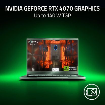 Blade 14 Gaming Laptop: AMD Ryzen 9 7940HS CPU - NVIDIA GeForce RTX 4070 GPU - 14" 16:10 QHD+ 240Hz -16GB DDR5 RAM - 1TB SSD - Windows 11 - Vapor Chamber Cooling - Chroma RGB