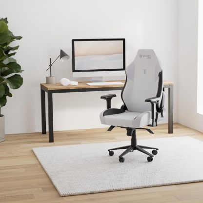 Secretlab Titan Evo Cookies & Cream Gaming Chair - Reclining, Ergonomic & Heavy Duty Computer Chair with 4D Armrests, Magnetic Head Pillow & Lumbar Support - Big and Tall 395 lbs - Gray - Fabric