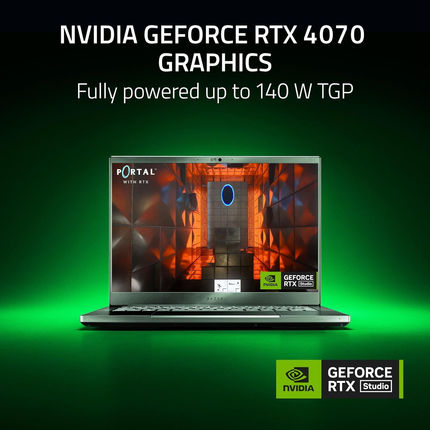 Blade 14 Gaming Laptop: AMD Ryzen 9 7940HS CPU - NVIDIA GeForce RTX 4070 GPU - 14" 16:10 QHD+ 240Hz -16GB DDR5 RAM - 1TB SSD - Windows 11 - Vapor Chamber Cooling - Chroma RGB