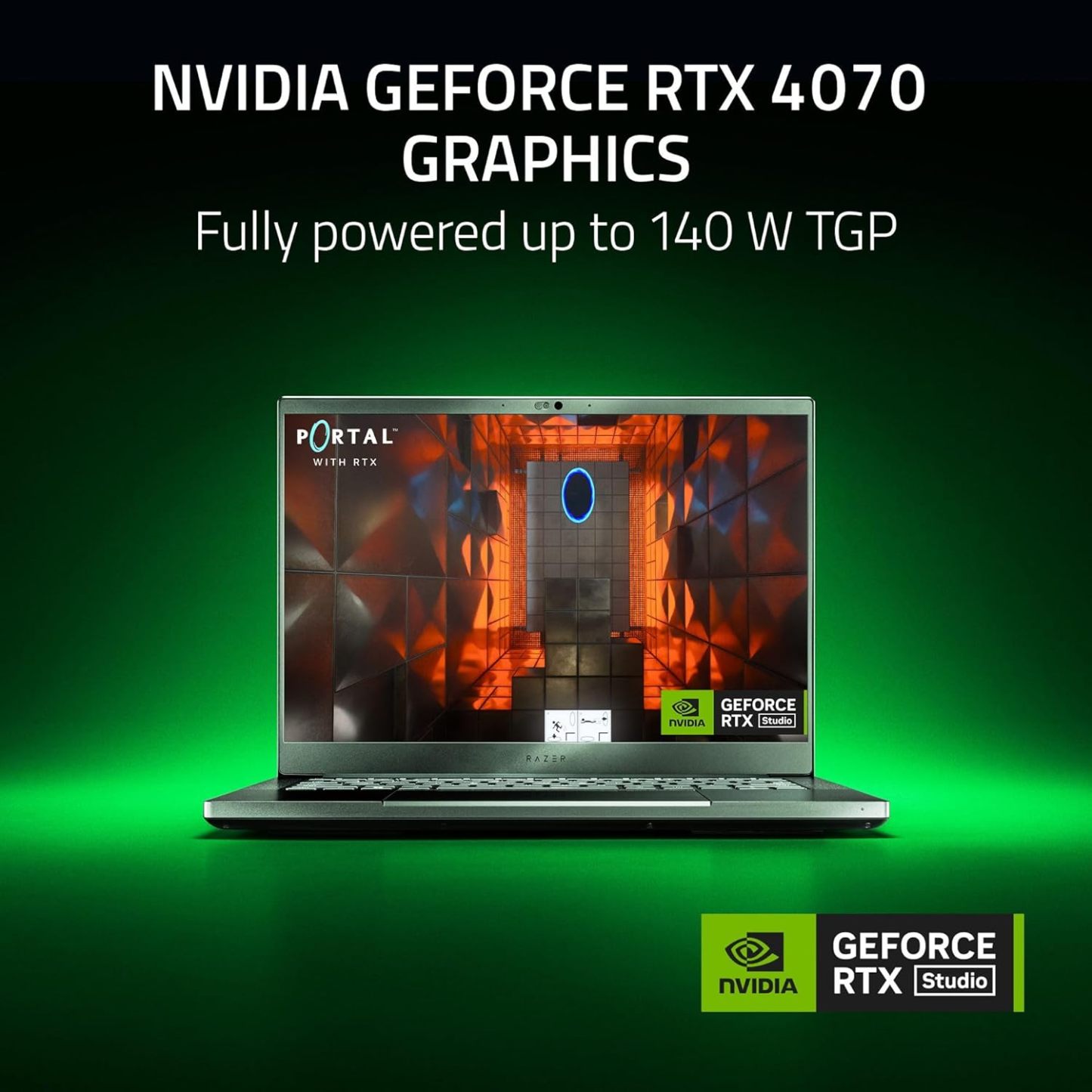 Blade 14 Gaming Laptop: AMD Ryzen 9 7940HS CPU - NVIDIA GeForce RTX 4070 GPU - 14" 16:10 QHD+ 240Hz -16GB DDR5 RAM - 1TB SSD - Windows 11 - Vapor Chamber Cooling - Chroma RGB