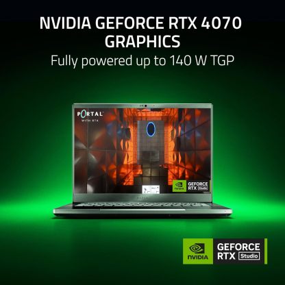 Blade 14 Gaming Laptop: AMD Ryzen 9 7940HS CPU - NVIDIA GeForce RTX 4070 GPU - 14" 16:10 QHD+ 240Hz -16GB DDR5 RAM - 1TB SSD - Windows 11 - Vapor Chamber Cooling - Chroma RGB