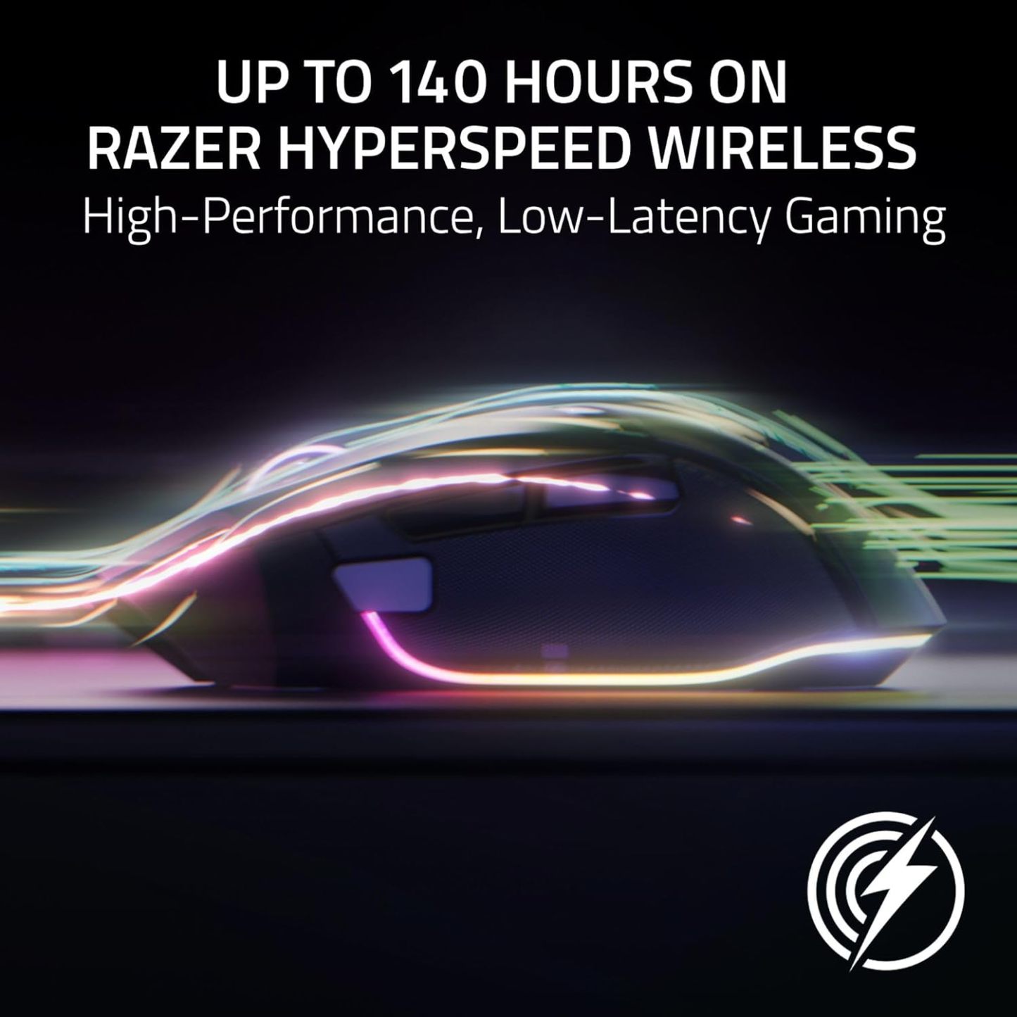  Basilisk V3 Pro 35K Wireless Gaming Mouse: HyperScroll Tilt Wheel - 35K DPI Optical Sensor Gen 2-13 Customizable Controls - Chroma RGB - Optical Switches Gen 3 - Up to 140 Hr Battery - Black