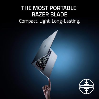 Blade 14 Gaming Laptop: AMD Ryzen 9 7940HS CPU - NVIDIA GeForce RTX 4070 GPU - 14" 16:10 QHD+ 240Hz -16GB DDR5 RAM - 1TB SSD - Windows 11 - Vapor Chamber Cooling - Chroma RGB