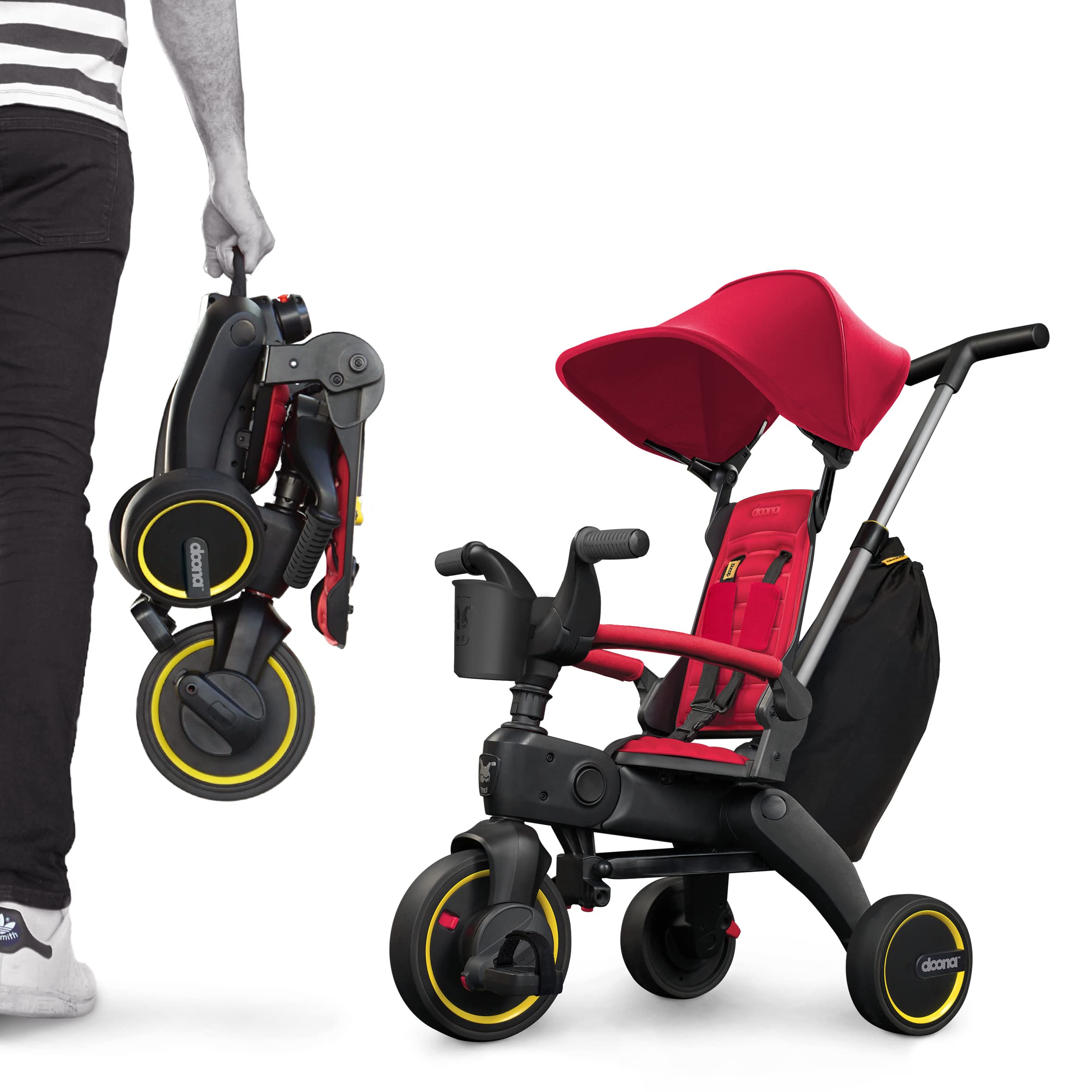 🛴Premium Foldable Trike for Toddlers, Toddler Tricycle Stroller
