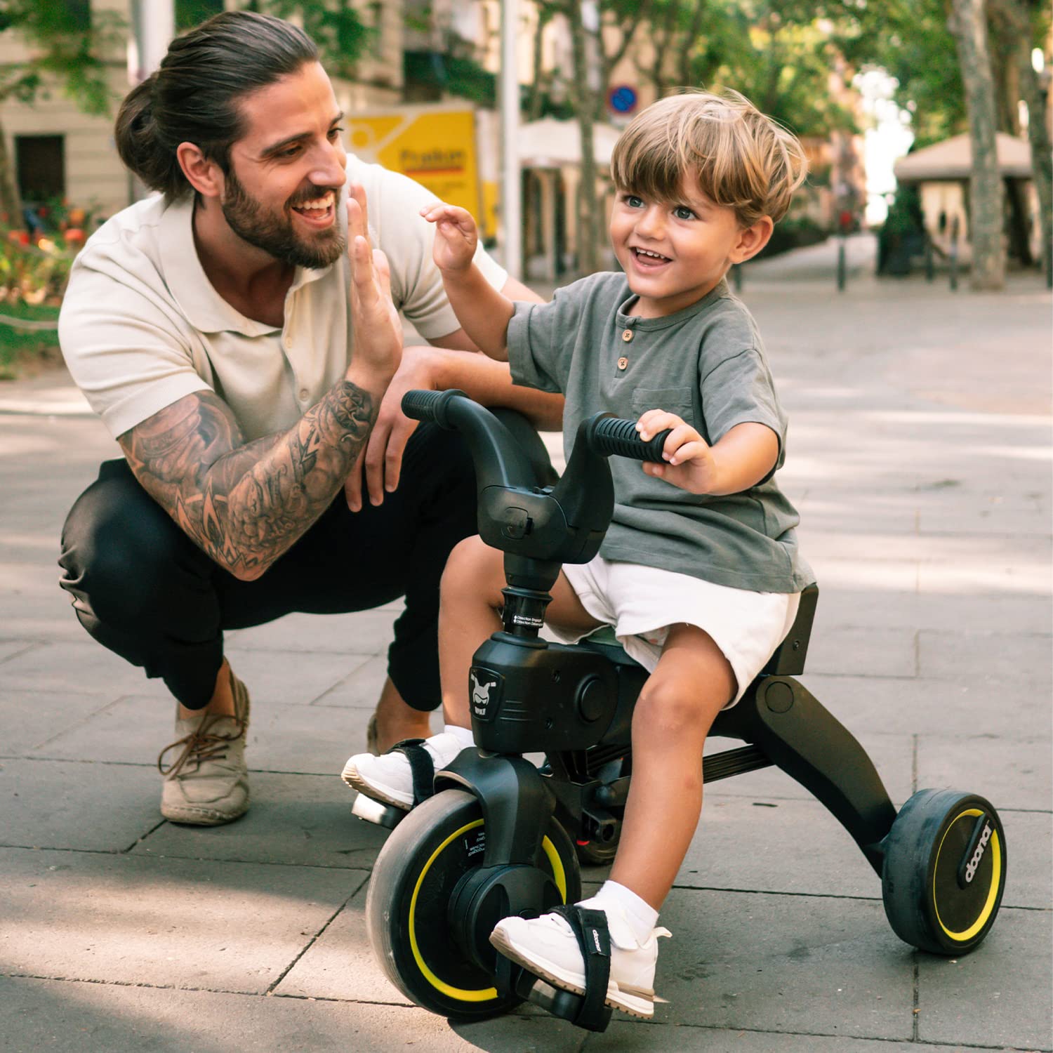 🛴Premium Foldable Trike for Toddlers, Toddler Tricycle Stroller