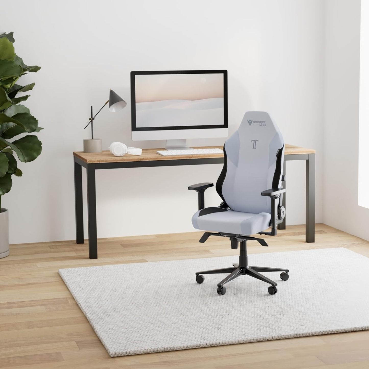 Secretlab Titan Evo Cookies & Cream Gaming Chair - Reclining, Ergonomic & Heavy Duty Computer Chair with 4D Armrests, Magnetic Head Pillow & Lumbar Support - Big and Tall 395 lbs - Gray - Fabric