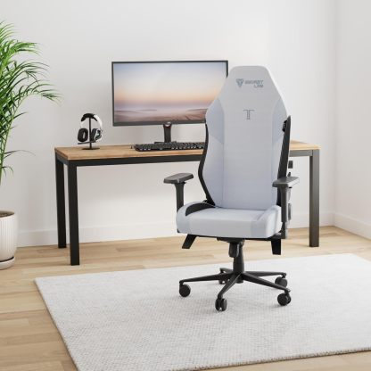 Secretlab Titan Evo Cookies & Cream Gaming Chair - Reclining, Ergonomic & Heavy Duty Computer Chair with 4D Armrests, Magnetic Head Pillow & Lumbar Support - Big and Tall 395 lbs - Gray - Fabric