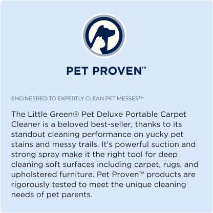 BISSELL Little Green Multi-Purpose Portable Carpet and Upholstery Cleaner, Car and Auto Detailer, with Exclusive Specialty Tools, Green, 1400B
