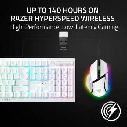  Basilisk V3 Pro 35K Wireless Gaming Mouse: HyperScroll Tilt Wheel - 35K DPI Optical Sensor Gen 2-13 Customizable Controls - Chroma RGB - Optical Switches Gen 3 - Up to 140 Hr Battery - Black
