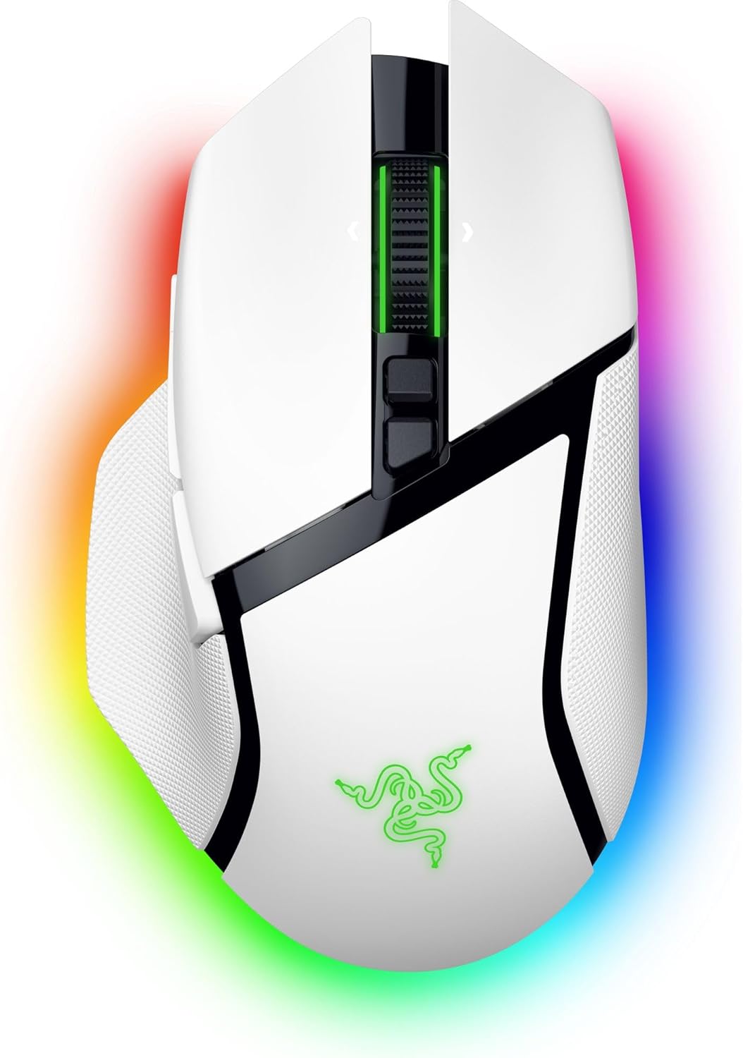  Basilisk V3 Pro 35K Wireless Gaming Mouse: HyperScroll Tilt Wheel - 35K DPI Optical Sensor Gen 2-13 Customizable Controls - Chroma RGB - Optical Switches Gen 3 - Up to 140 Hr Battery - Black
