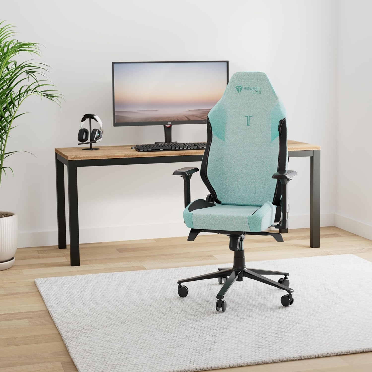 Secretlab Titan Evo Cookies & Cream Gaming Chair - Reclining, Ergonomic & Heavy Duty Computer Chair with 4D Armrests, Magnetic Head Pillow & Lumbar Support - Big and Tall 395 lbs - Gray - Fabric