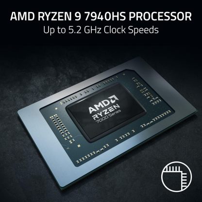 Blade 14 Gaming Laptop: AMD Ryzen 9 7940HS CPU - NVIDIA GeForce RTX 4070 GPU - 14" 16:10 QHD+ 240Hz -16GB DDR5 RAM - 1TB SSD - Windows 11 - Vapor Chamber Cooling - Chroma RGB