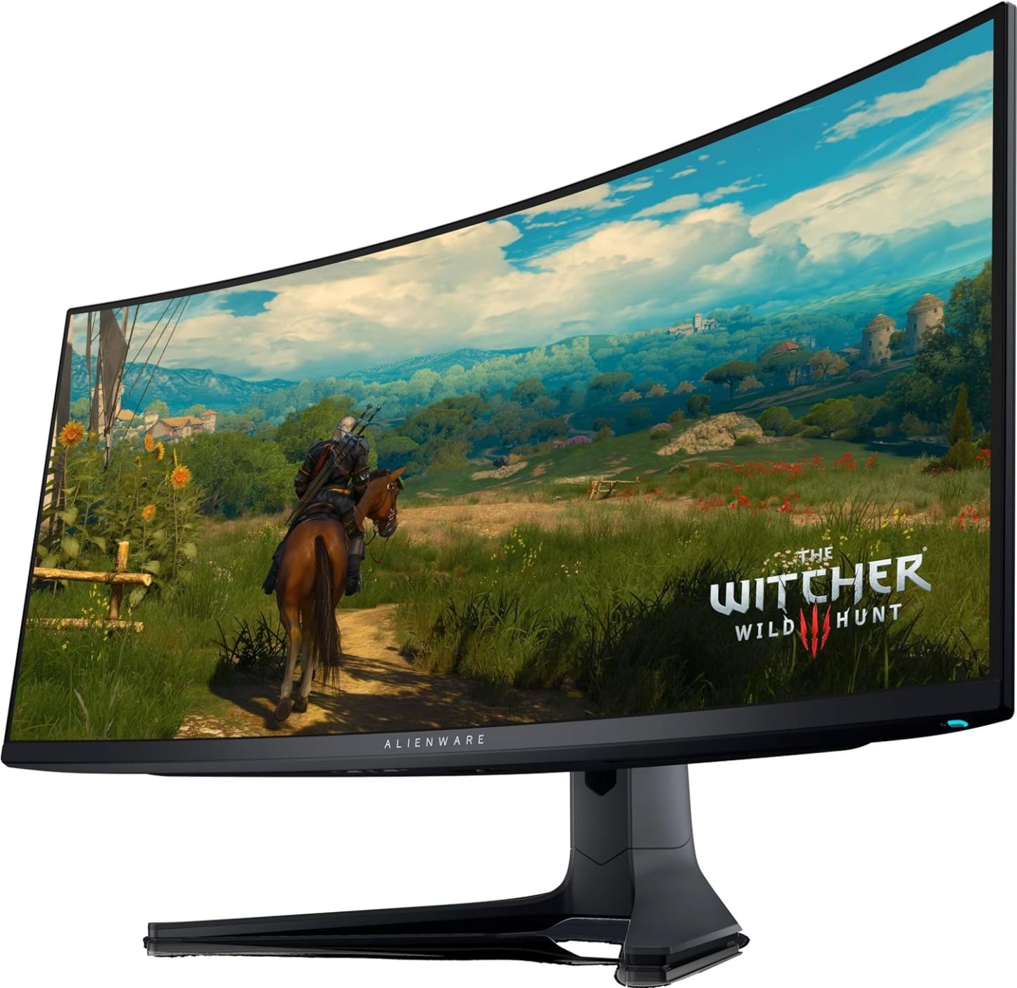  AW3423DWF 34" Curved Gaming Monitor, QD-OLED (3440x1440) 165Hz Display, 0.1ms Gray-to-Gray, 1.07 Billions Colors, AMD FreeSync Premium Pro, DisplayPort/HDMI, with MTC HDMI Cable