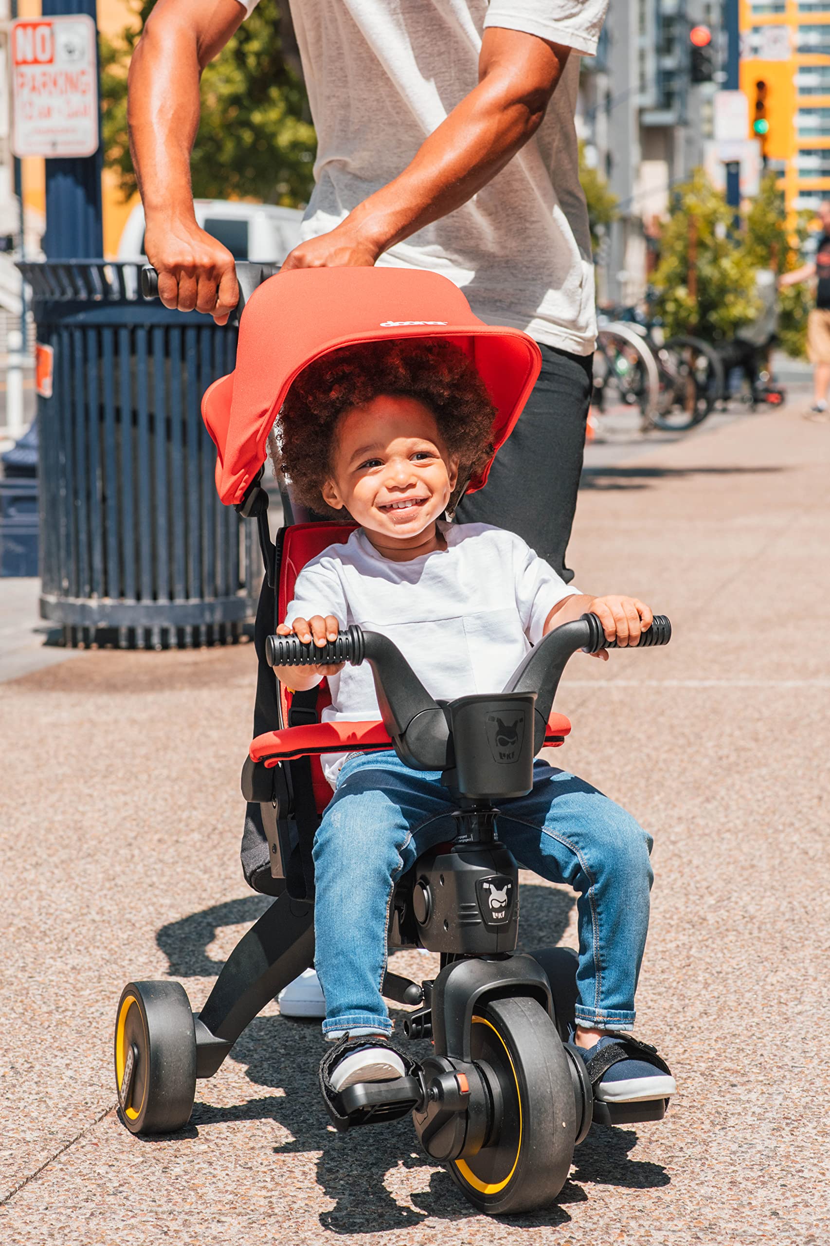 🛴Premium Foldable Trike for Toddlers, Toddler Tricycle Stroller