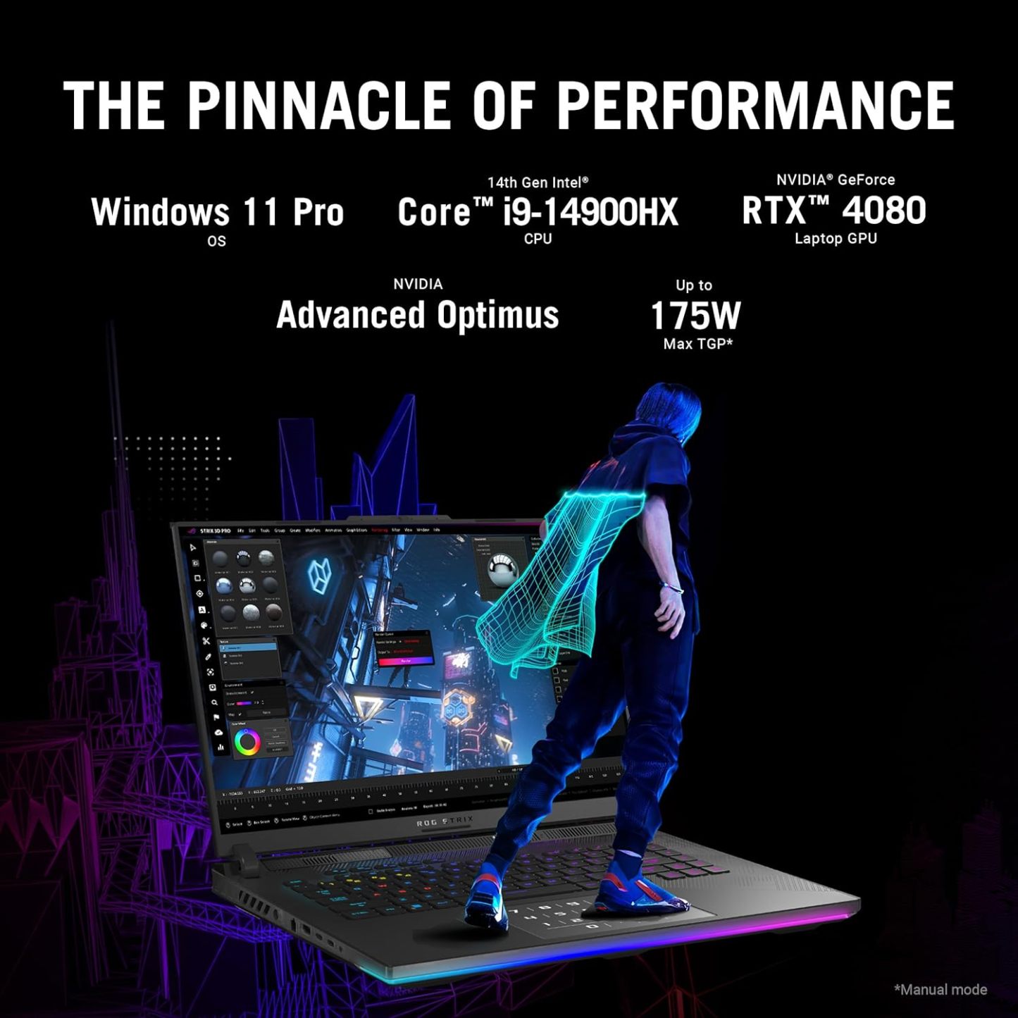  ROG Strix SCAR 16 (2025) Gaming Laptop, 16” ROG Nebula HDR 16:10 2.5K 240Hz/3ms, NVIDIA GeForce RTX 5080, Intel Core Ultra 9 275HX, 32GB DDR5, 2TB PCIe Gen 4 SSD, Wi-Fi 7, Win 11 Pro, G635LW-XS97