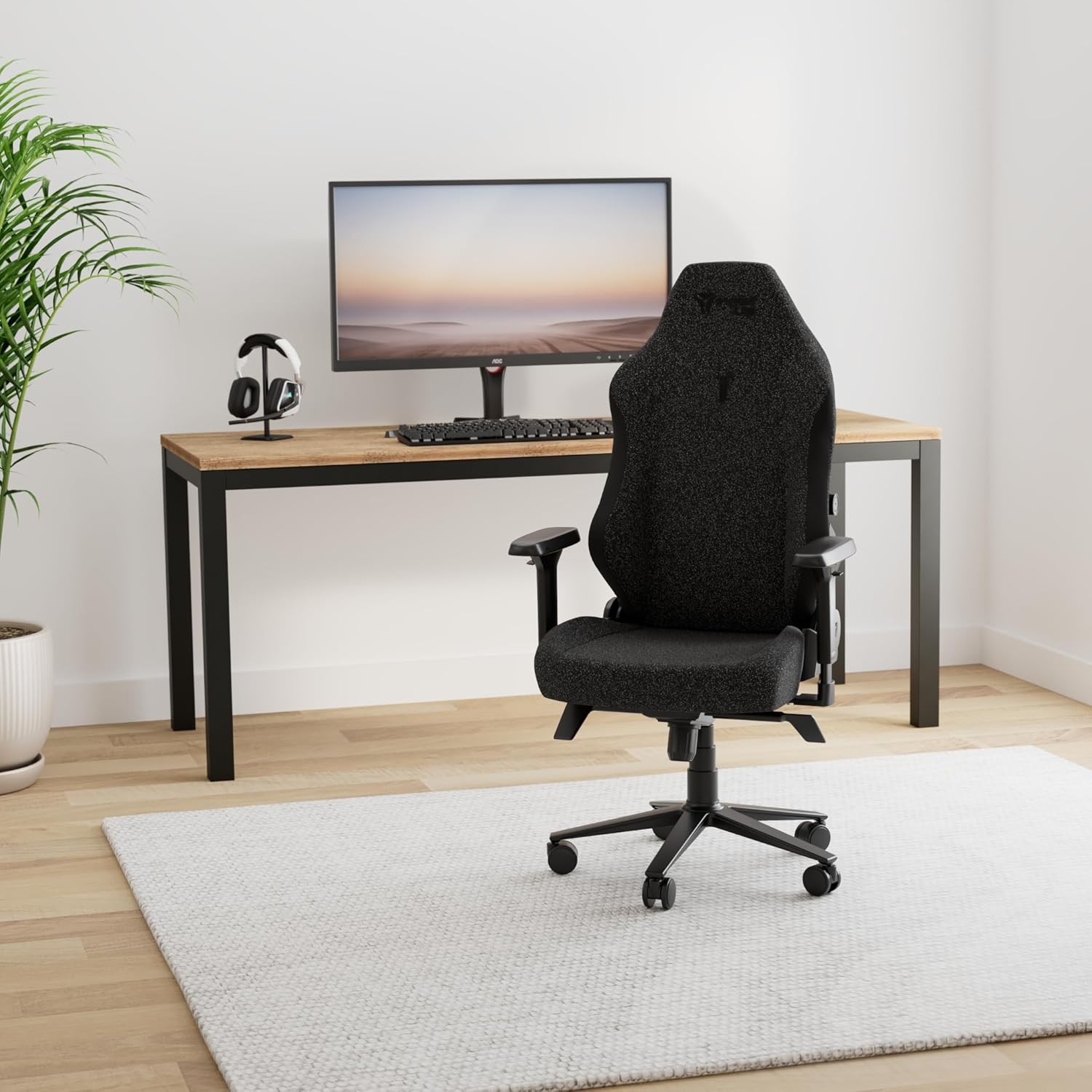 Secretlab Titan Evo Cookies & Cream Gaming Chair - Reclining, Ergonomic & Heavy Duty Computer Chair with 4D Armrests, Magnetic Head Pillow & Lumbar Support - Big and Tall 395 lbs - Gray - Fabric