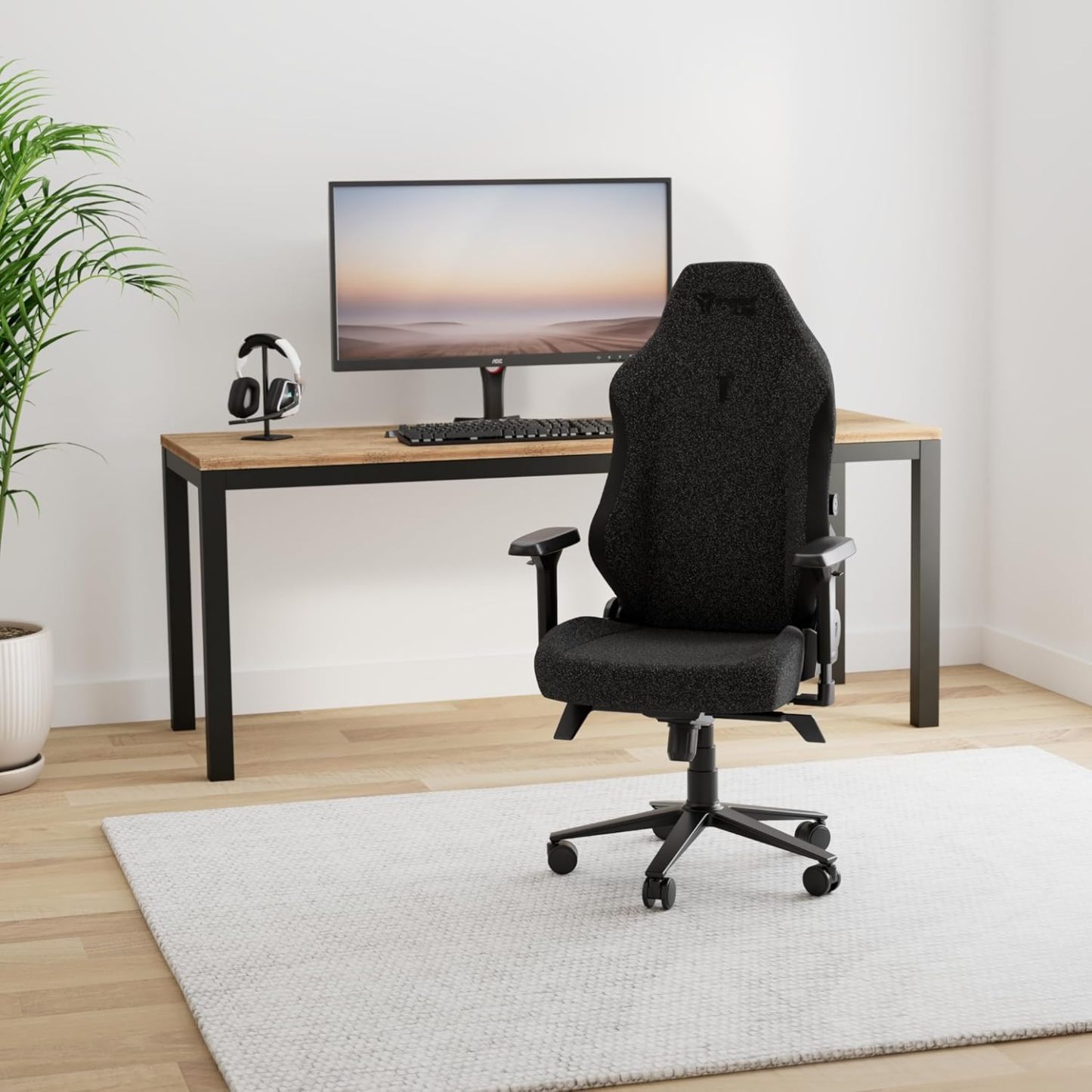 Secretlab Titan Evo Cookies & Cream Gaming Chair - Reclining, Ergonomic & Heavy Duty Computer Chair with 4D Armrests, Magnetic Head Pillow & Lumbar Support - Big and Tall 395 lbs - Gray - Fabric