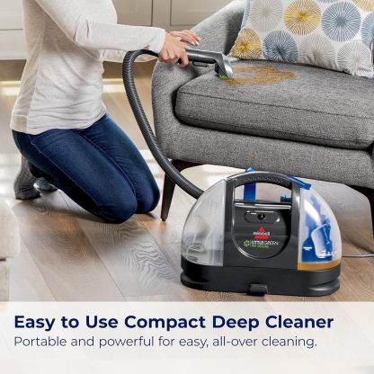 BISSELL Little Green Multi-Purpose Portable Carpet and Upholstery Cleaner, Car and Auto Detailer, with Exclusive Specialty Tools, Green, 1400B
