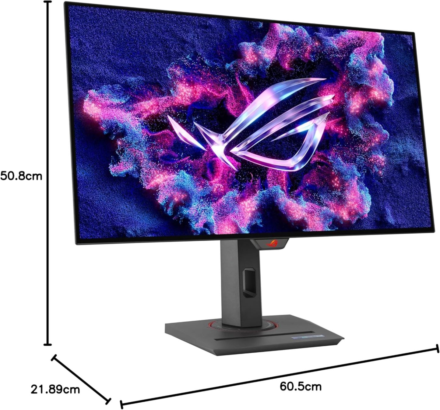  ROG Swift 27” 4K QD-OLED Gaming Monitor (PG27UCDM) - 240Hz, 0.03ms, Custom Heatsink, Neo Proximity Sensor, G-SYNC Compatible, 99% DCI-P3, True 10-bit color, DisplayPort 2.1a UHBR20, 3 yr warranty