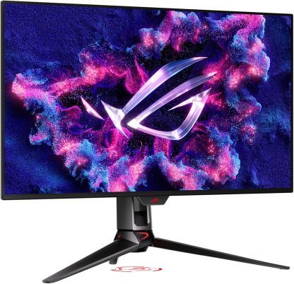  ROG Swift 27” 4K QD-OLED Gaming Monitor (PG27UCDM) - 240Hz, 0.03ms, Custom Heatsink, Neo Proximity Sensor, G-SYNC Compatible, 99% DCI-P3, True 10-bit color, DisplayPort 2.1a UHBR20, 3 yr warranty