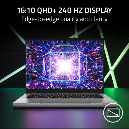 Blade 14 Gaming Laptop: AMD Ryzen 9 7940HS CPU - NVIDIA GeForce RTX 4070 GPU - 14" 16:10 QHD+ 240Hz -16GB DDR5 RAM - 1TB SSD - Windows 11 - Vapor Chamber Cooling - Chroma RGB