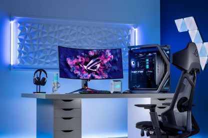  ROG Swift 27” 4K QD-OLED Gaming Monitor (PG27UCDM) - 240Hz, 0.03ms, Custom Heatsink, Neo Proximity Sensor, G-SYNC Compatible, 99% DCI-P3, True 10-bit color, DisplayPort 2.1a UHBR20, 3 yr warranty